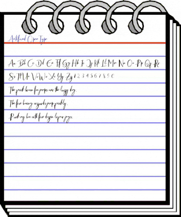 Antefand Regular animated font preview Antefand Regular animated font preview