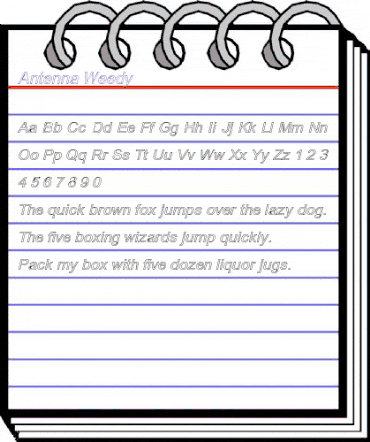 Antenna Regular animated font preview Antenna Regular animated font preview