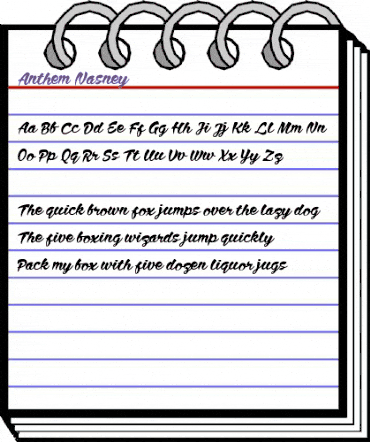 Anthem Nasney Anthem Nasney animated font preview Anthem Nasney Anthem Nasney animated font preview