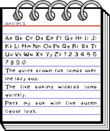 antlers Regular animated font preview antlers Regular animated font preview