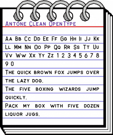 Antone Clean animated font preview Antone Clean animated font preview