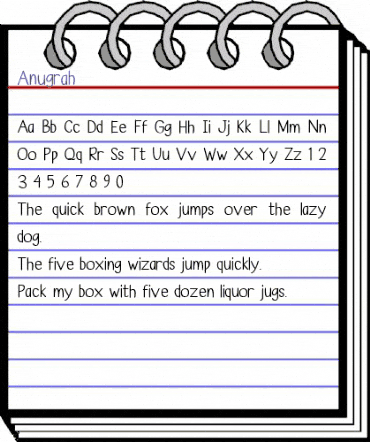 Anugrah Regular animated font preview Anugrah Regular animated font preview