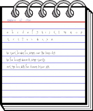 Anywhere But Home Regular animated font preview Anywhere But Home Regular animated font preview