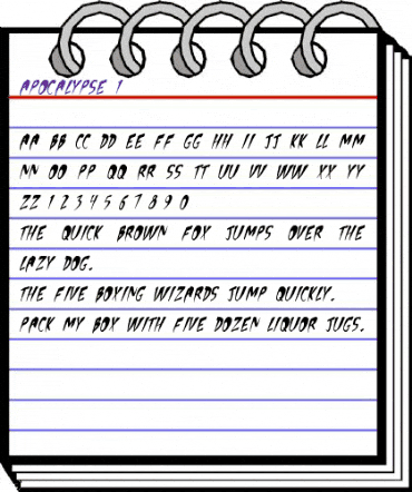 Apocalypse 1 animated font preview Apocalypse 1 animated font preview