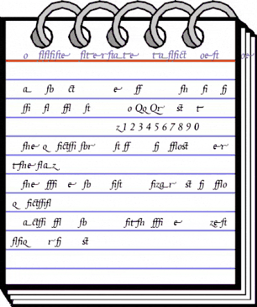 ApollineAlternate Italic animated font preview