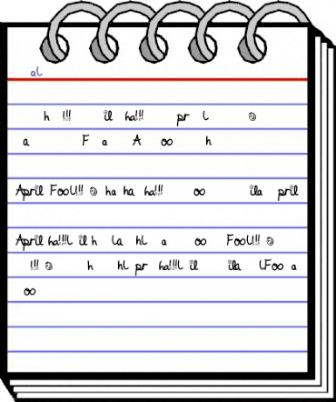 April Fool!!! Regular animated font preview April Fool!!! Regular animated font preview