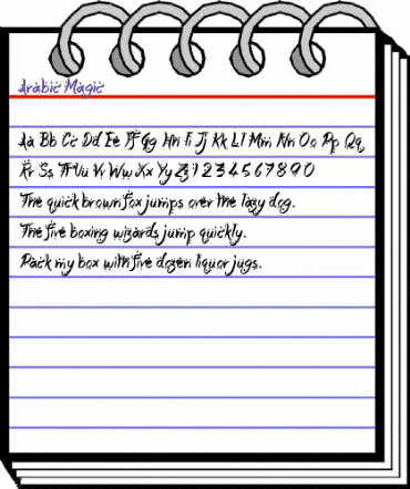 Arabic Magic Regular animated font preview Arabic Magic Regular animated font preview