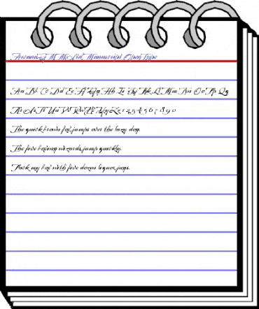 Arcana GMM Std Manuscript animated font preview Arcana GMM Std Manuscript animated font preview