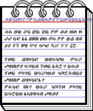 ArchitypograPsychodeliqu Regular animated font preview ArchitypograPsychodeliqu Regular animated font preview