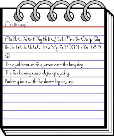 Arctic Regular animated font preview