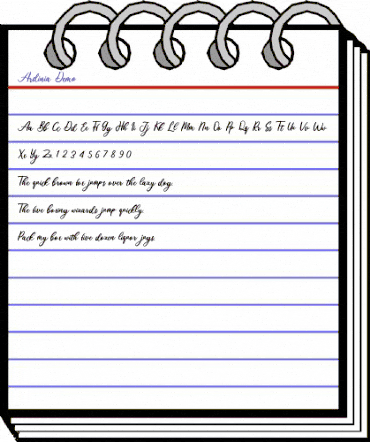 Ardinia Demo Regular animated font preview Ardinia Demo Regular animated font preview