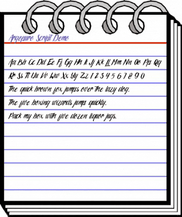 Argopuro Script Demo Regular animated font preview