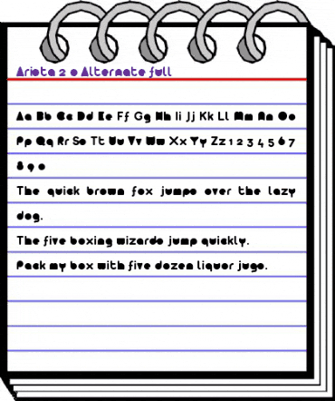 Arista 2.0 Alternate full Regular animated font preview Arista 2.0 Alternate full Regular animated font preview