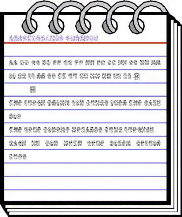 Aristogramos Chernow Regular animated font preview