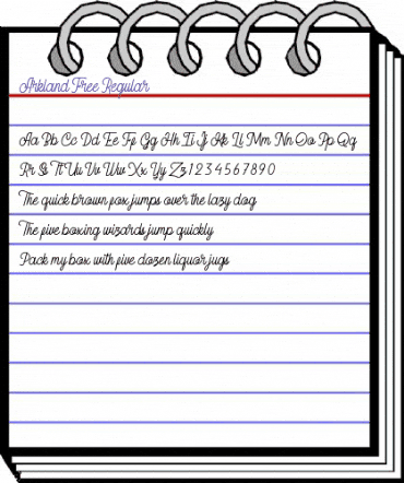 Arkland Free Regular animated font preview Arkland Free Regular animated font preview