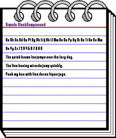 Armada Regular animated font preview Armada Regular animated font preview