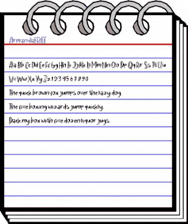 Armanda FREE Regular animated font preview Armanda FREE Regular animated font preview