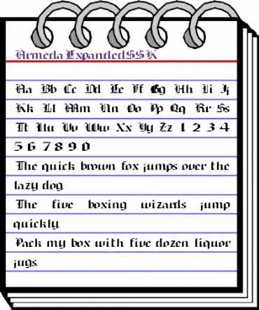 ArmedaExpandedSSK Regular animated font preview ArmedaExpandedSSK Regular animated font preview