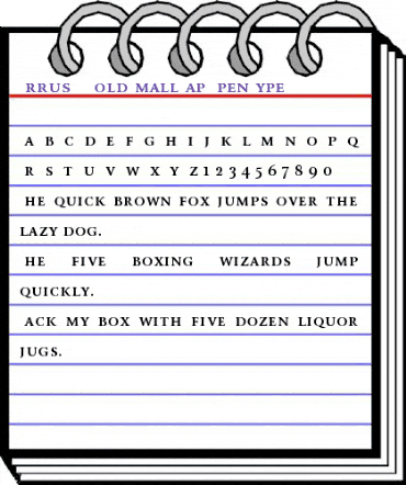 Bitstream Arrus Bold Small Cap animated font preview Bitstream Arrus Bold Small Cap animated font preview