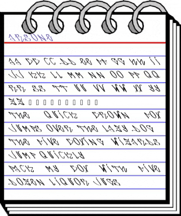 arsone Medium animated font preview