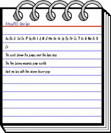 Artesy FREE Regular animated font preview Artesy FREE Regular animated font preview