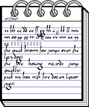 Arthur Regular animated font preview Arthur Regular animated font preview