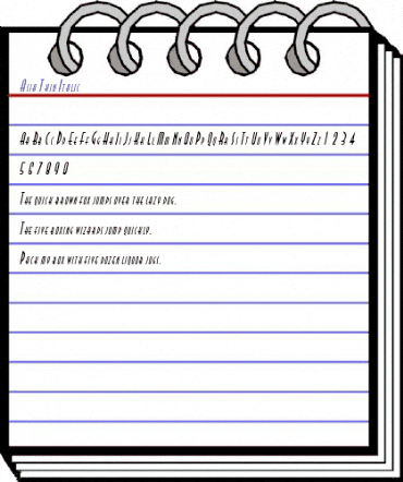 Asia Thin Italic animated font preview Asia Thin Italic animated font preview