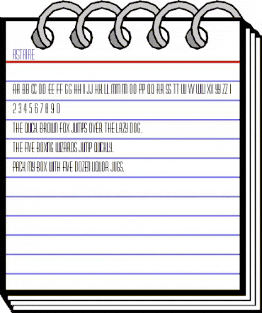 Astaire Regular animated font preview Astaire Regular animated font preview