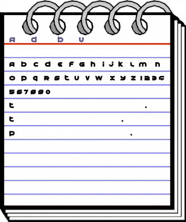 Astral Delight Black Upright Regular animated font preview