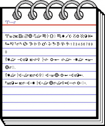 Astro Normal animated font preview