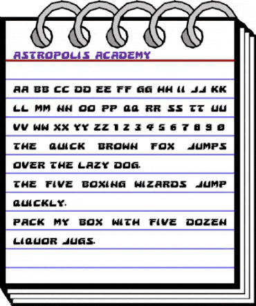 Astropolis Academy Regular animated font preview Astropolis Academy Regular animated font preview