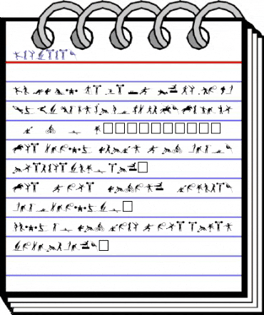 Athletes Normal animated font preview Athletes Normal animated font preview