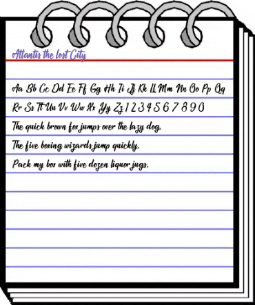 Atlantis the lost City Regular animated font preview Atlantis the lost City Regular animated font preview