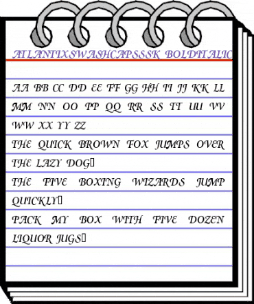 AtlantixSwashCapsSSK BoldItalic animated font preview AtlantixSwashCapsSSK BoldItalic animated font preview