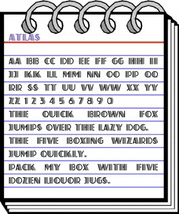 Atlas Regular animated font preview Atlas Regular animated font preview