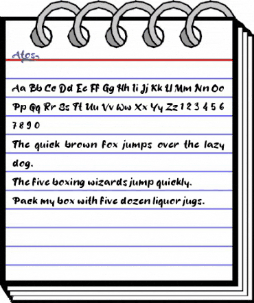a Atos Regular animated font preview a Atos Regular animated font preview
