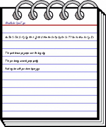 Atrusttacho Regular animated font preview Atrusttacho Regular animated font preview