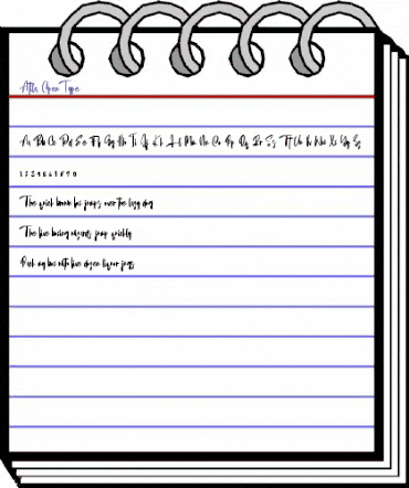 Attila Regular animated font preview Attila Regular animated font preview