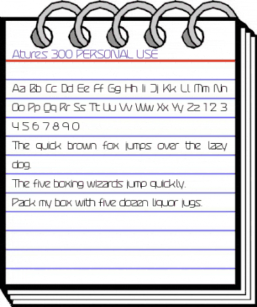 Atures 300 PERSONAL USE ONLY Regular animated font preview Atures 300 PERSONAL USE ONLY Regular animated font preview