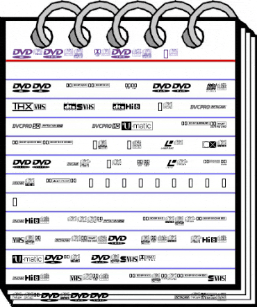 Audio Video Pi Regular animated font preview