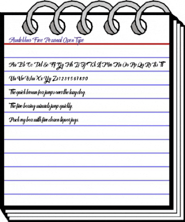 Auntekhno Script Free Regular animated font preview Auntekhno Script Free Regular animated font preview