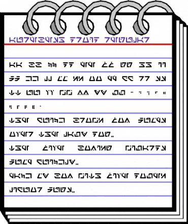 Aurebesh_droid Regular animated font preview