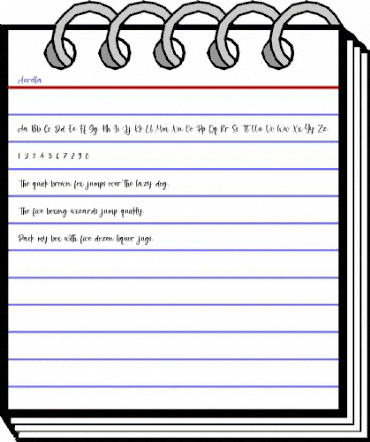 Aurella Regular animated font preview Aurella Regular animated font preview