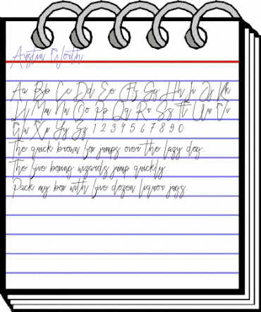 Austin Worth Regular animated font preview Austin Worth Regular animated font preview