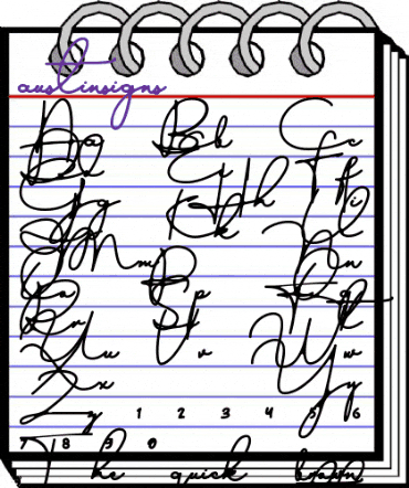 austinsigns Medium animated font preview