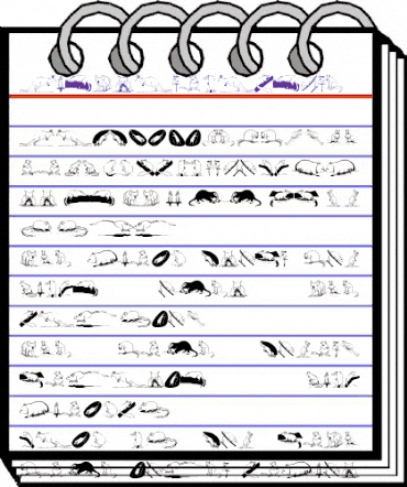 AustranimalsOne Regular animated font preview