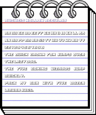 Ausweis Hollow Regular animated font preview Ausweis Hollow Regular animated font preview