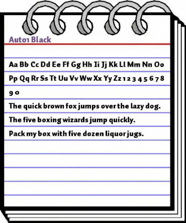Auto 1 Black animated font preview Auto 1 Black animated font preview