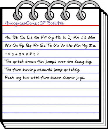 AutographScriptEF BoldAlt animated font preview AutographScriptEF BoldAlt animated font preview