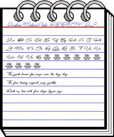 Avelana Medi Ital PERSONAL USE Regular animated font preview Avelana Medi Ital PERSONAL USE Regular animated font preview